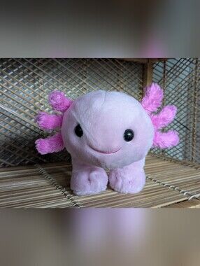 Build-A-Bear Pink Axolotl Plush – Soft / Clean & Washed 🩷